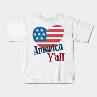 America y'all Kids T-Shirt